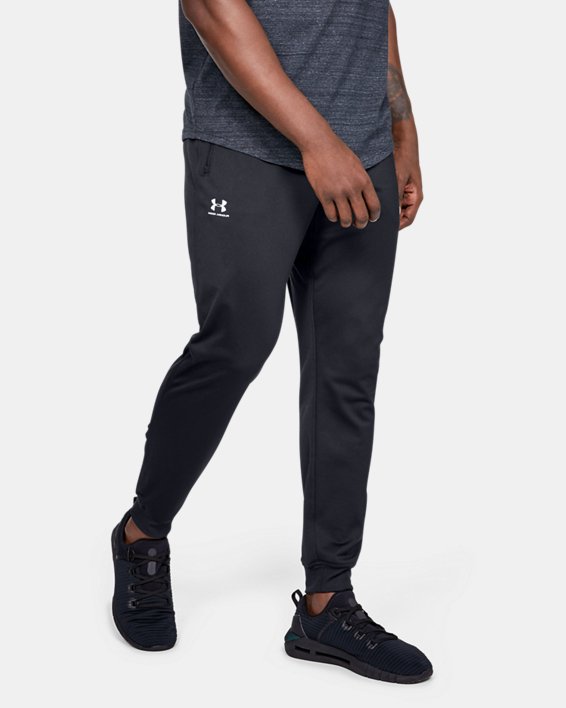 กางเกงจ๊อกกิ้ง UA Sportstyle สำหรับผู้ชาย, Black, pdpMainDesktop image number 0